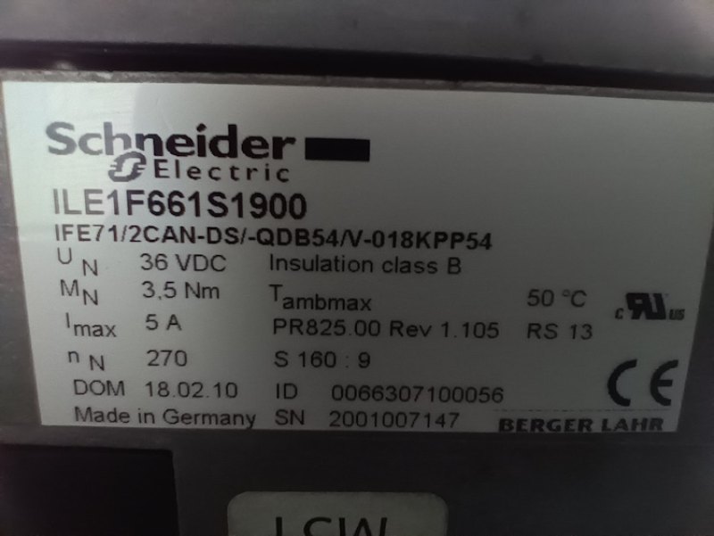 Schneider Electric Basysprint CAN Motor ILE1F661S1900