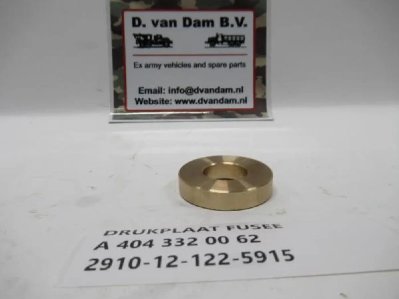 Drukplaat fusee - 2
