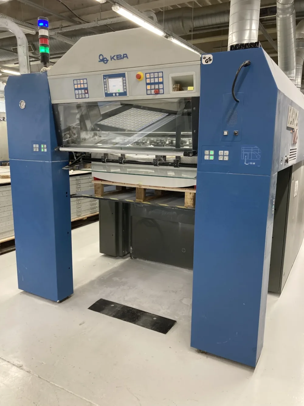 KBA Rapida 106-6-L-T-T-L offset printing press