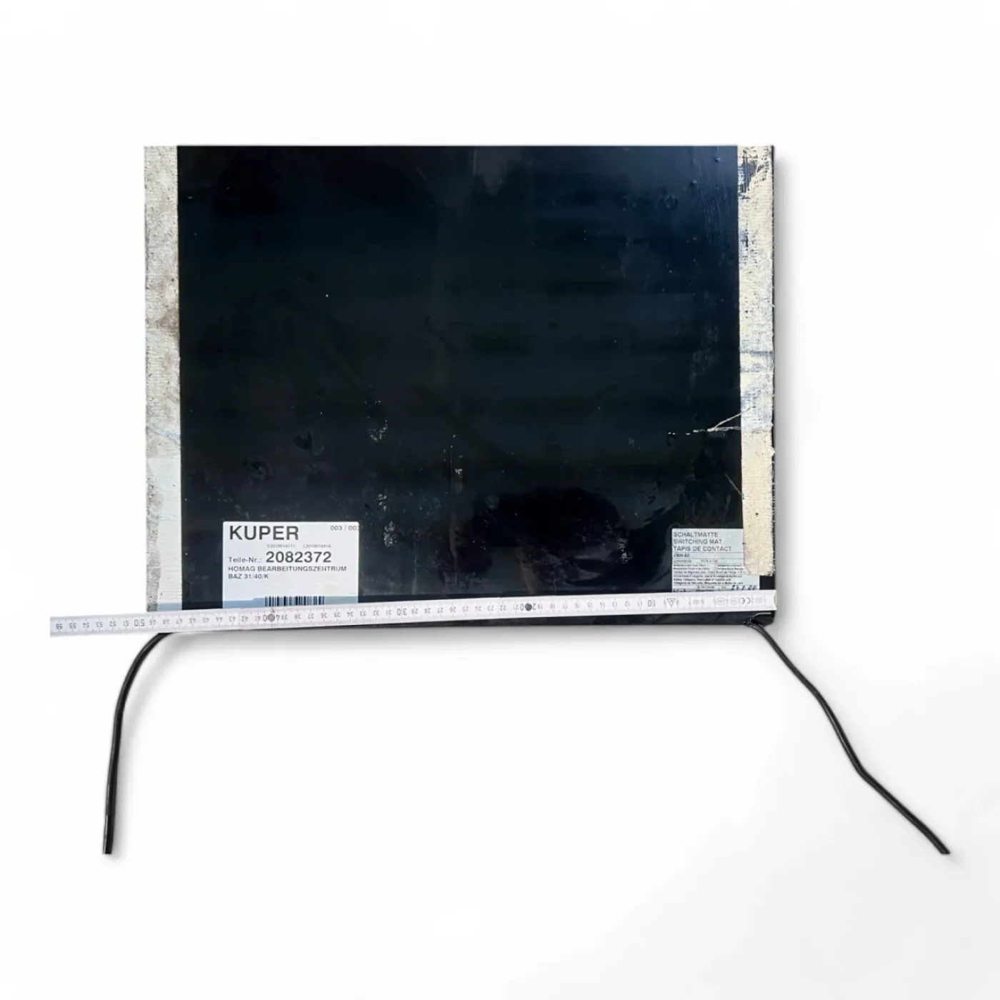 Homag Weeke Bircher Trittmatte Sicherheits-Schaltmatte ESM-21, 1200x500 mm schwarz 5176.5.100, 2082372 - 3