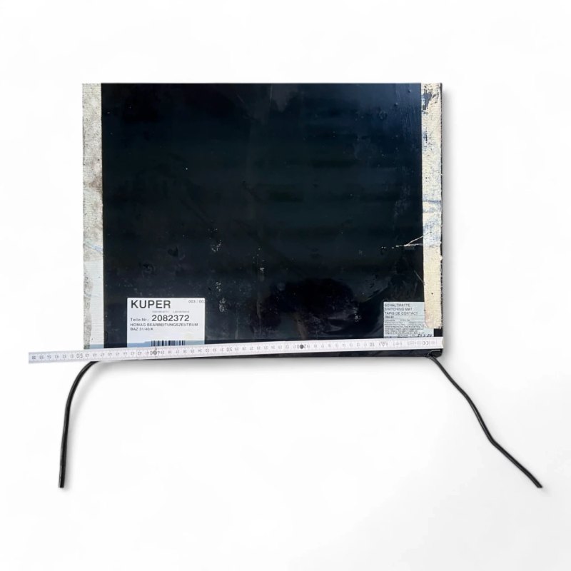 Homag Weeke Bircher Trittmatte Sicherheits-Schaltmatte ESM-21, 1200x500 mm schwarz 5176.5.100, 2082372