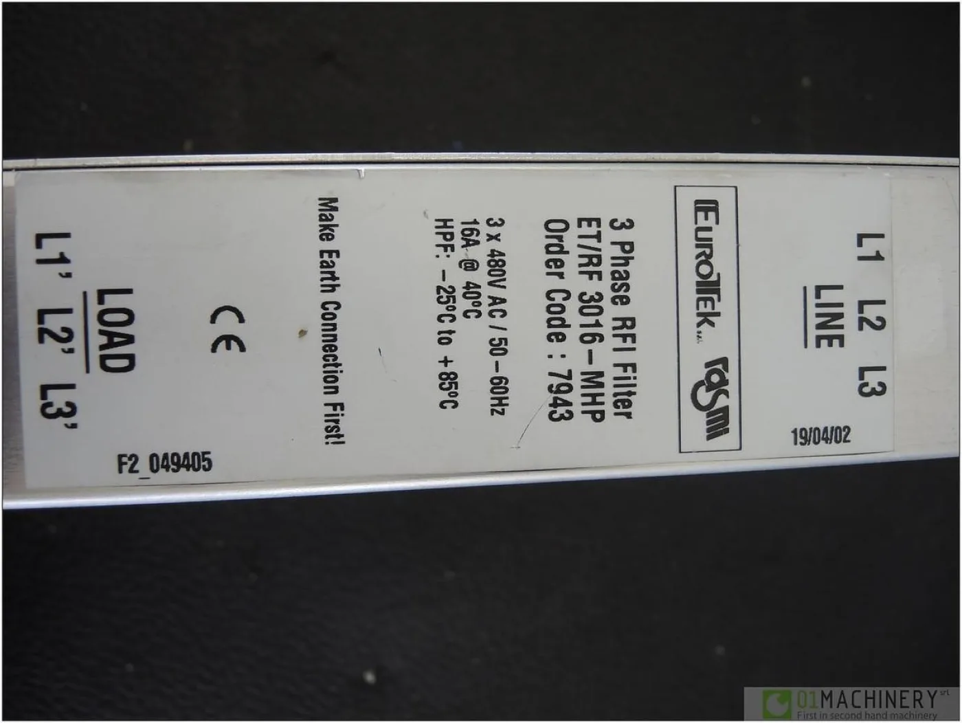 2002 EUROTEK ET/RF 3016-MHP AI2889 - 3