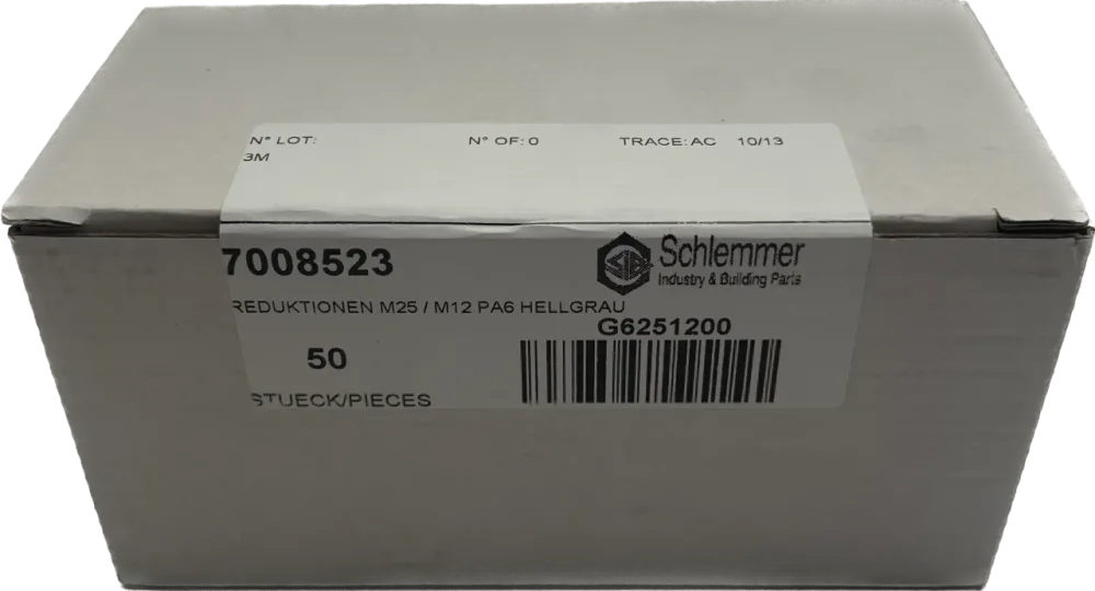 Schlemmer 7008523 SIB G6251200 Reduktionen M25 / M12