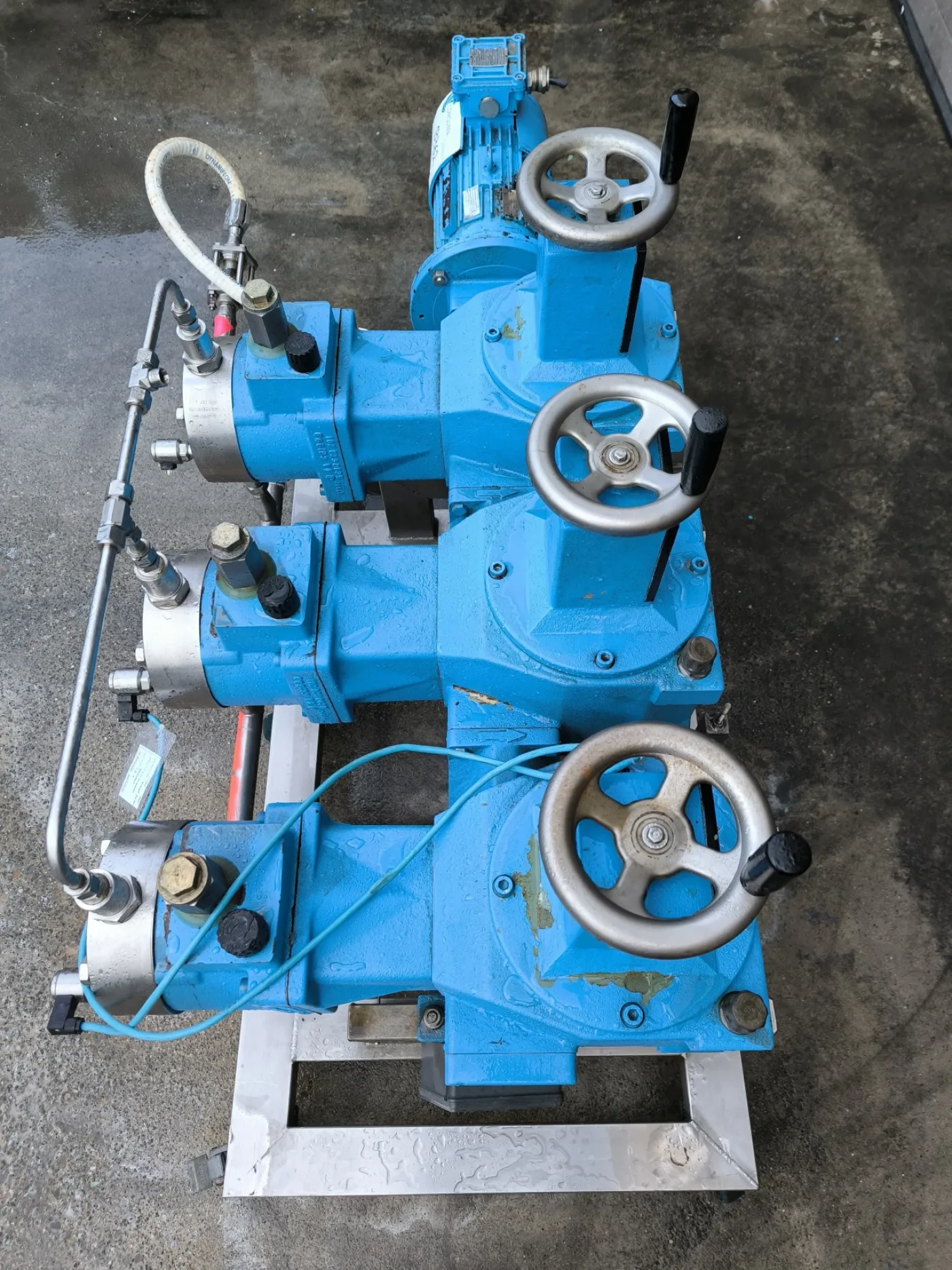 LEWA EH3 DIAPHRAGM DOSING PUMP SKID - 8