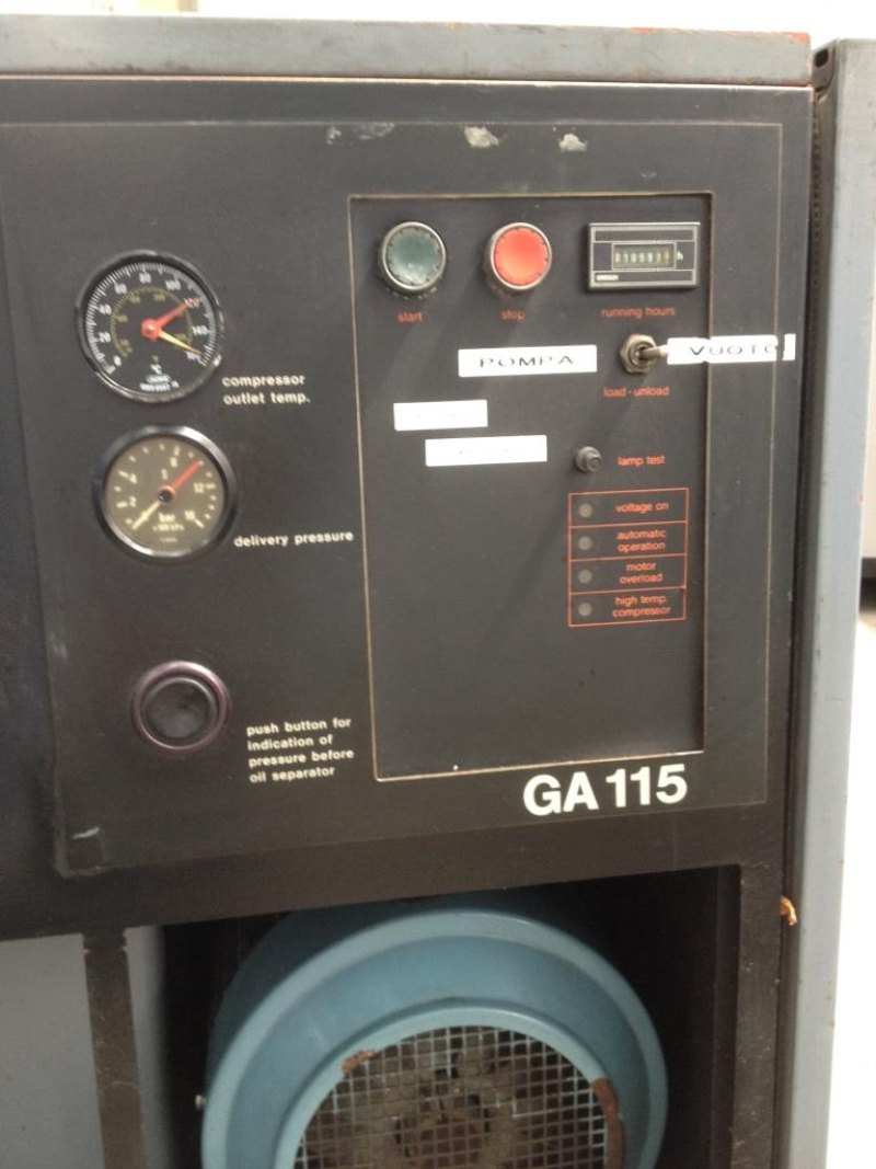COMPRESSORE ROTATIVO – ATLAS COPCO MOD. GA 115
