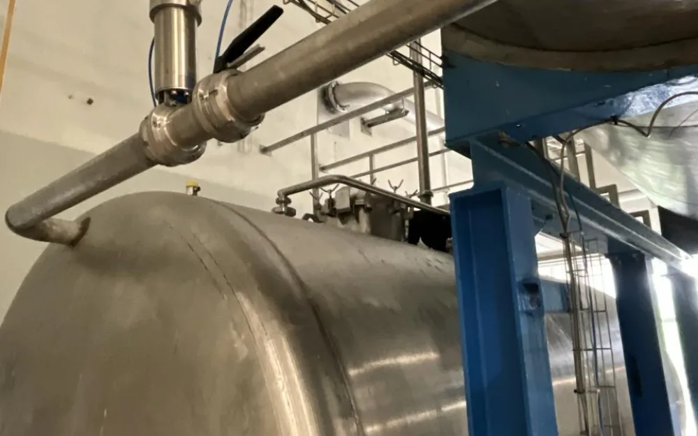 Unknown 10000 Litre Stainless Steel Horizontal Syrup Storage Tank - S