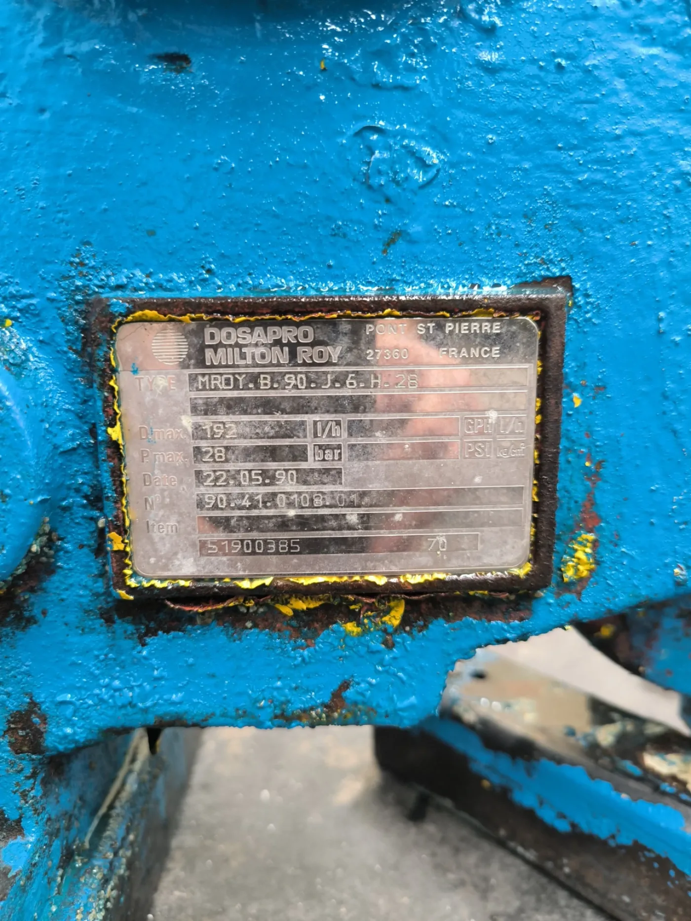 DOSAPRO MILTON ROY B.90 DOSING PUMP - 5