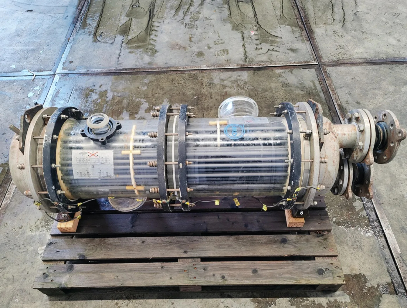 QVF Glasstechnik S-ROB64/300/SH/2/SIC 6,4m² - Shell and tube heat exchanger - 8