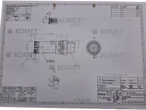 Komet PKD Planfräser Ø50 HSK-A63 NZ12 RZ