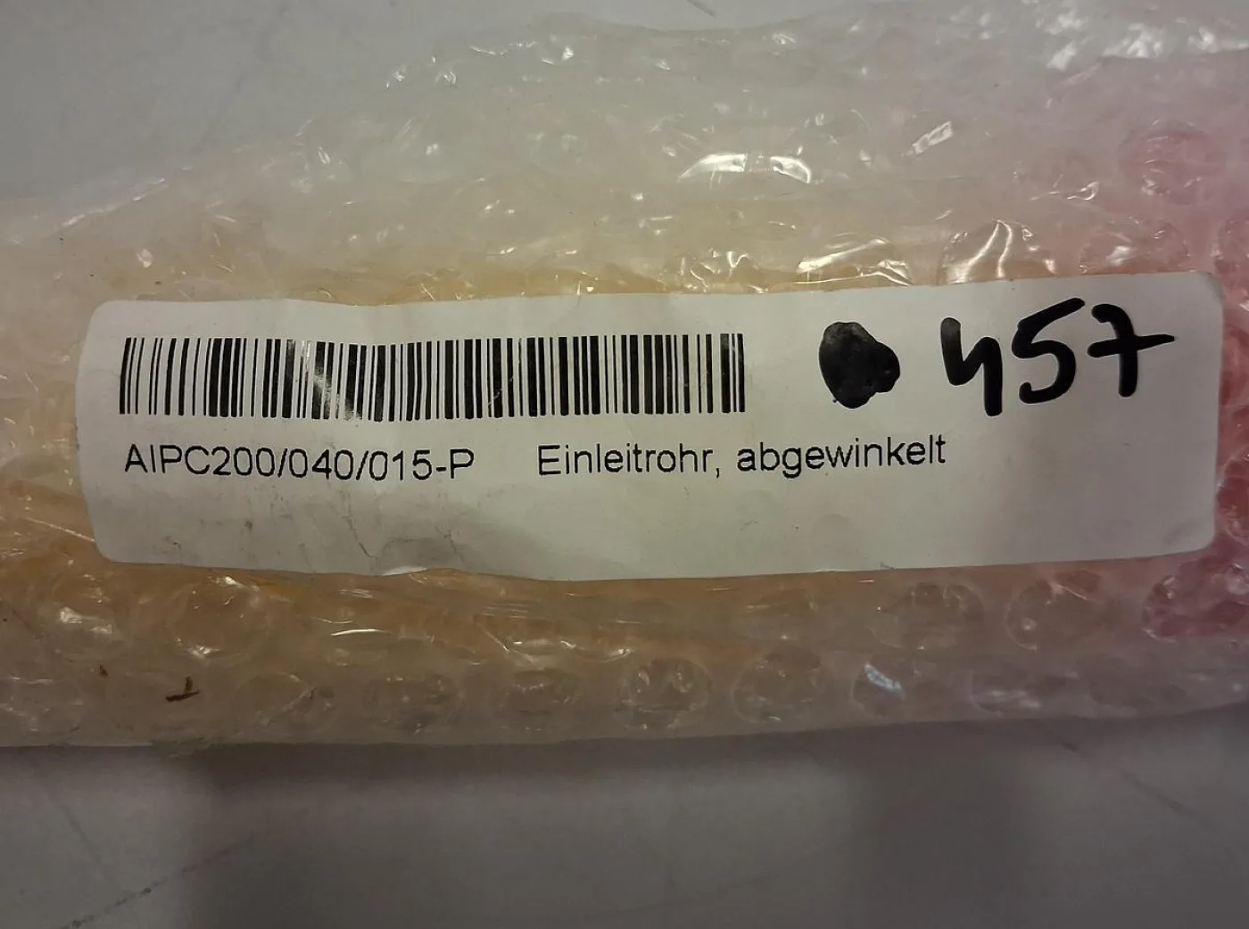 Normag Einleitrohr AIPC200/040/10/S-P aus Borosilikatglas 3.3 - 4