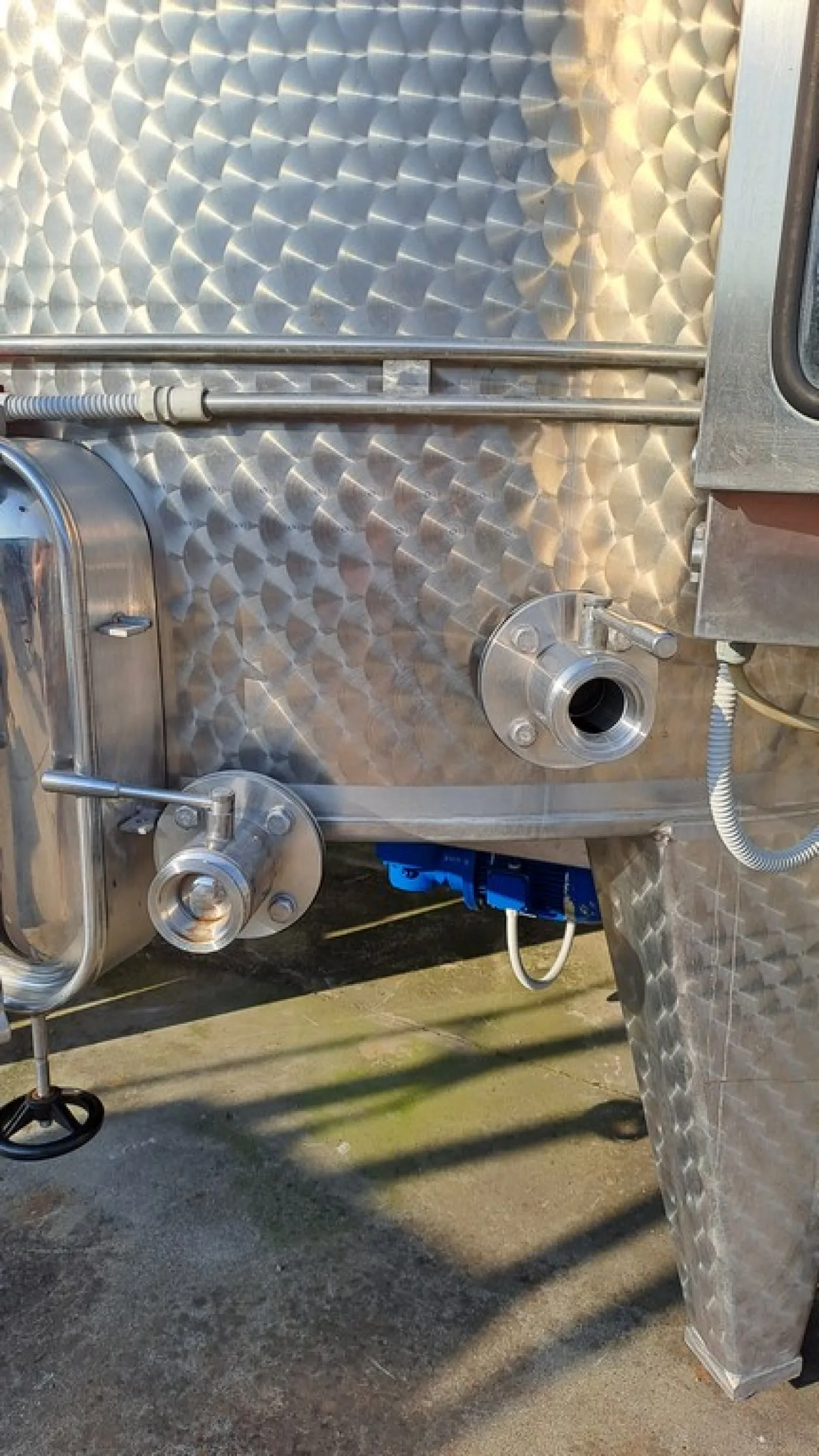 STAINLESS STEEL WINE-MAKERS GIMAR BRAND, CAPACITY HL 150 ABOUT, SECOND-HAND EQUIPMENTS - 8