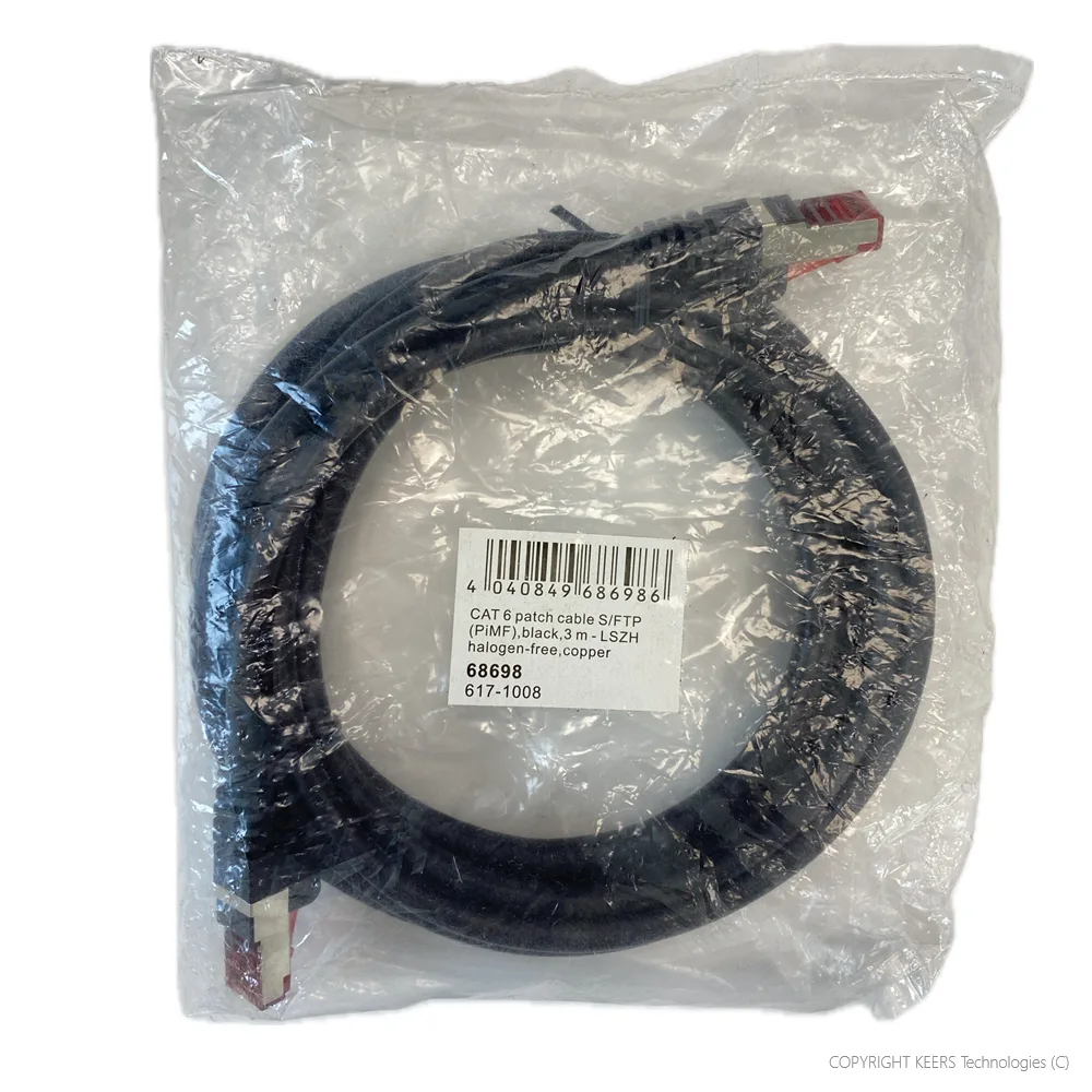 KT-68698 - Goobay - CAT.6 Patch Cable S/FTP 3m black