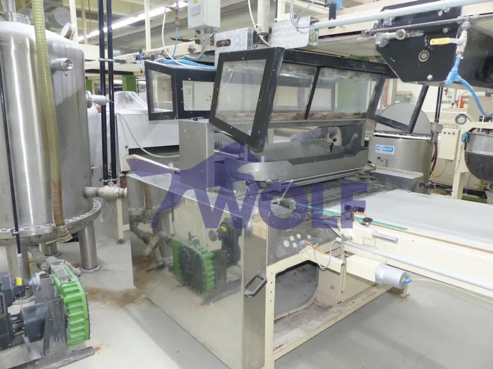 Glasiermaschine BLUM - Type 805, mit ca. 800 mm Arbeitsbreite.