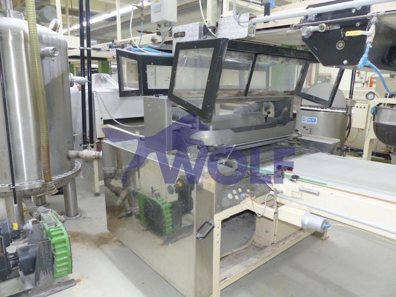 Glasiermaschine BLUM - Type 805, mit ca. 800 mm Arbeitsbreite.
