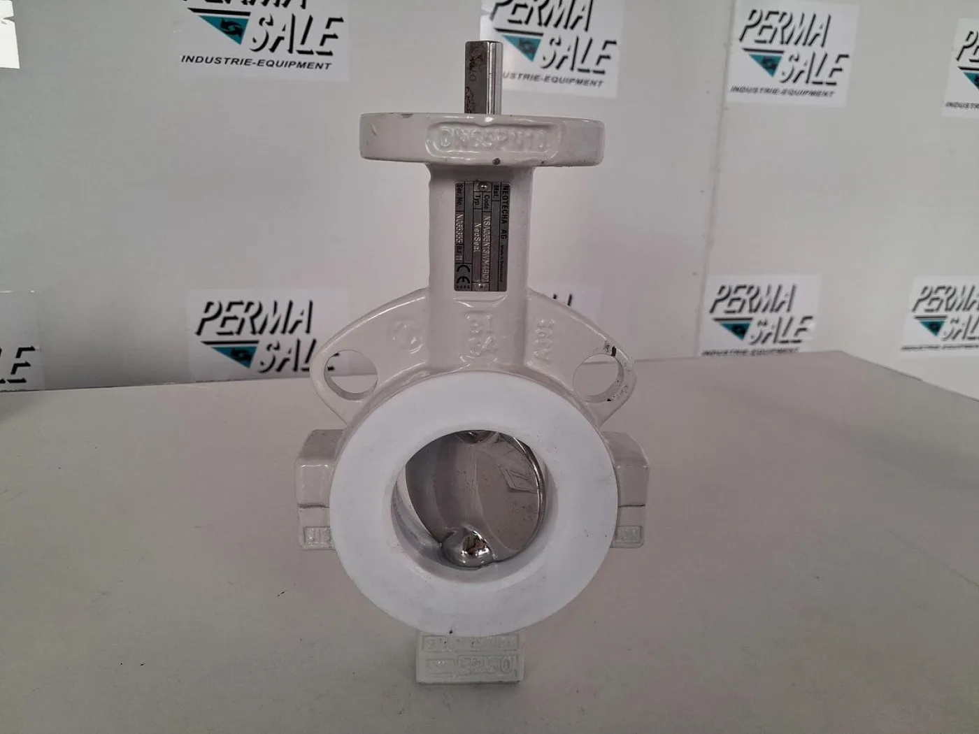 Neotecha NeoSeal DN65 PFA Lined Butterfly Valve - 1