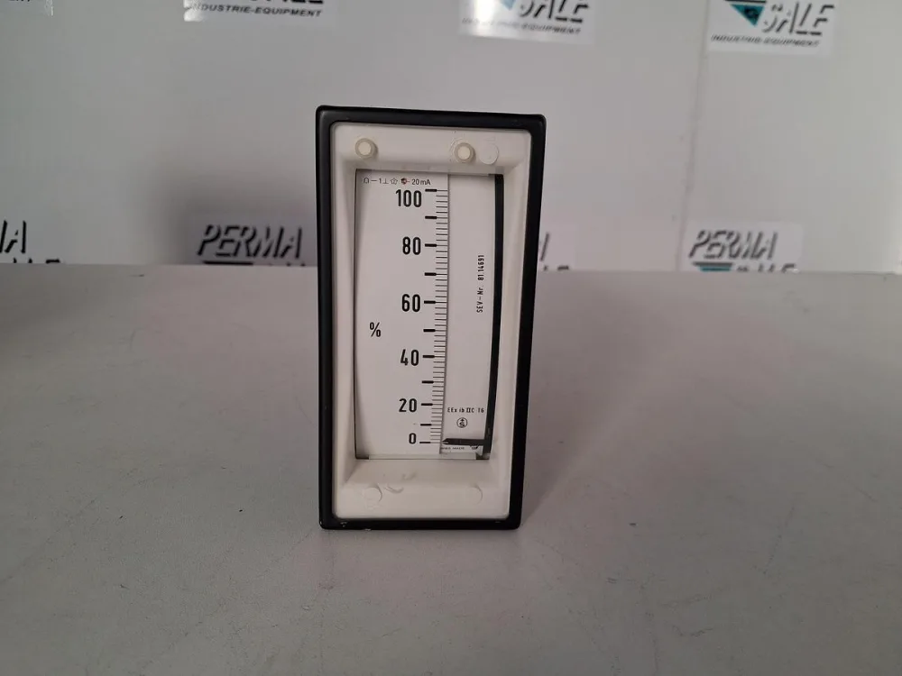 Camille Bauer Drehspulinstrument 0–20 mA 0–100 % Schalttafeleinbau