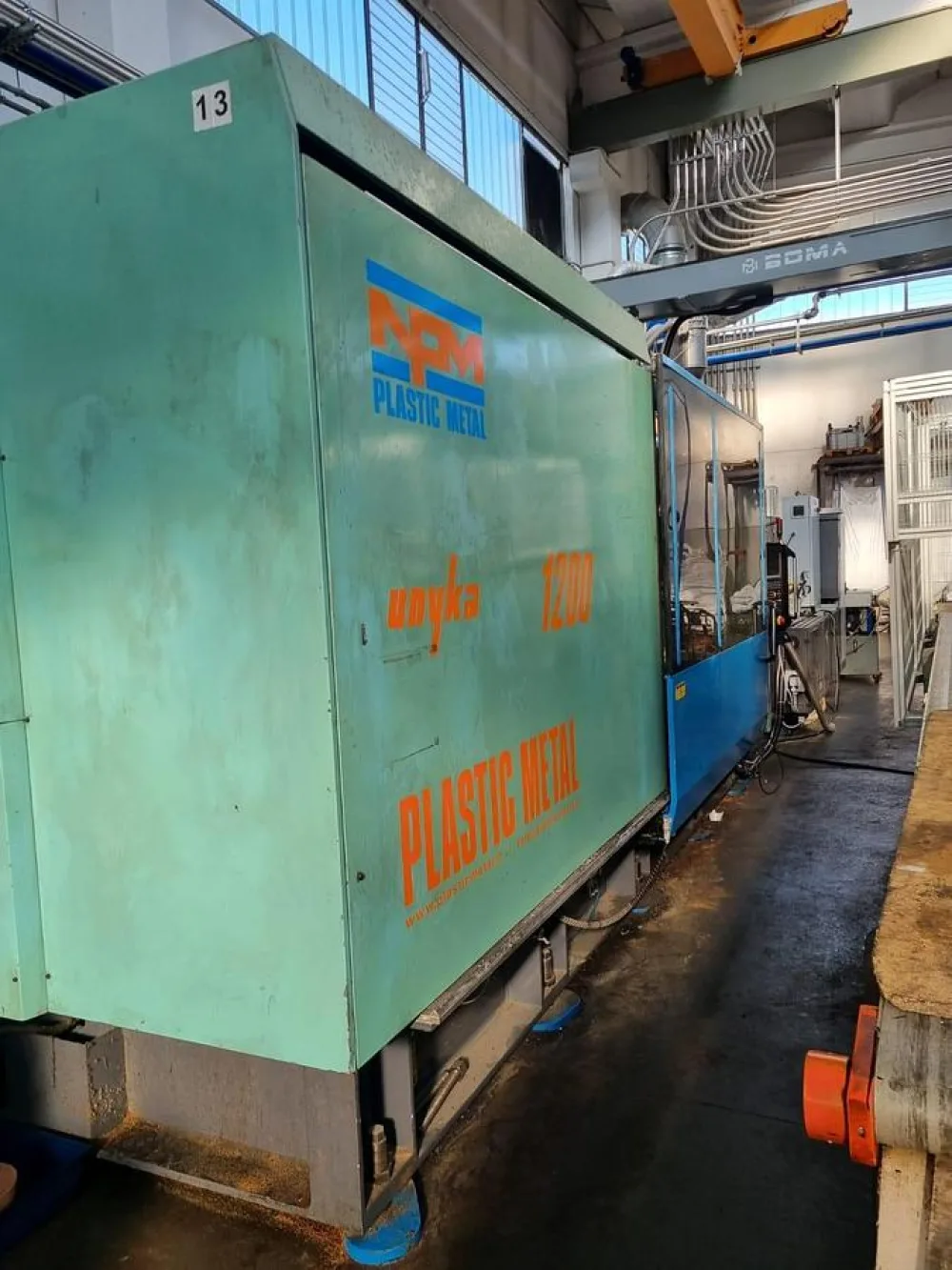 2012 PLASTIC METAL UNYKA 1200 IN0640