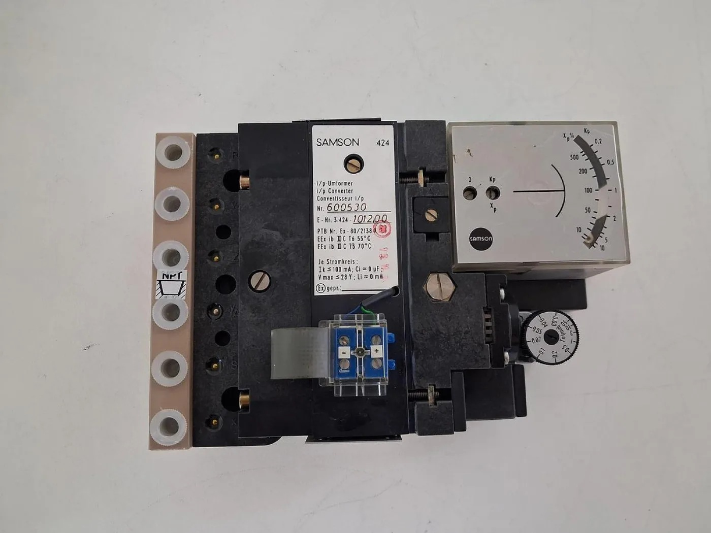 SAMSON 3423 Regelbaustein mit i/p Converter 424 - 3