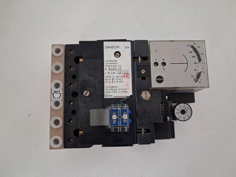 SAMSON 3423 Regelbaustein mit i/p Converter 424