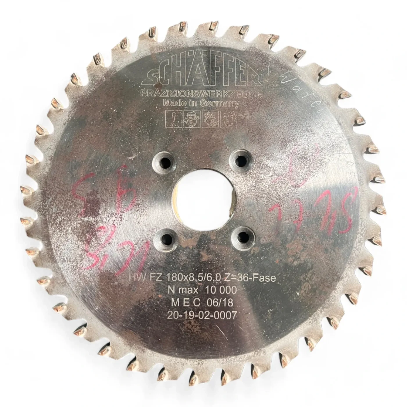 HW Nuter MEC D=180x8.5/6.0 Z=36 B=8 - 1