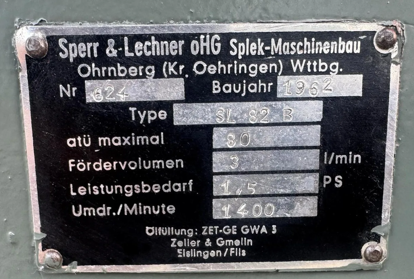 1962 Splek SL82B - 6