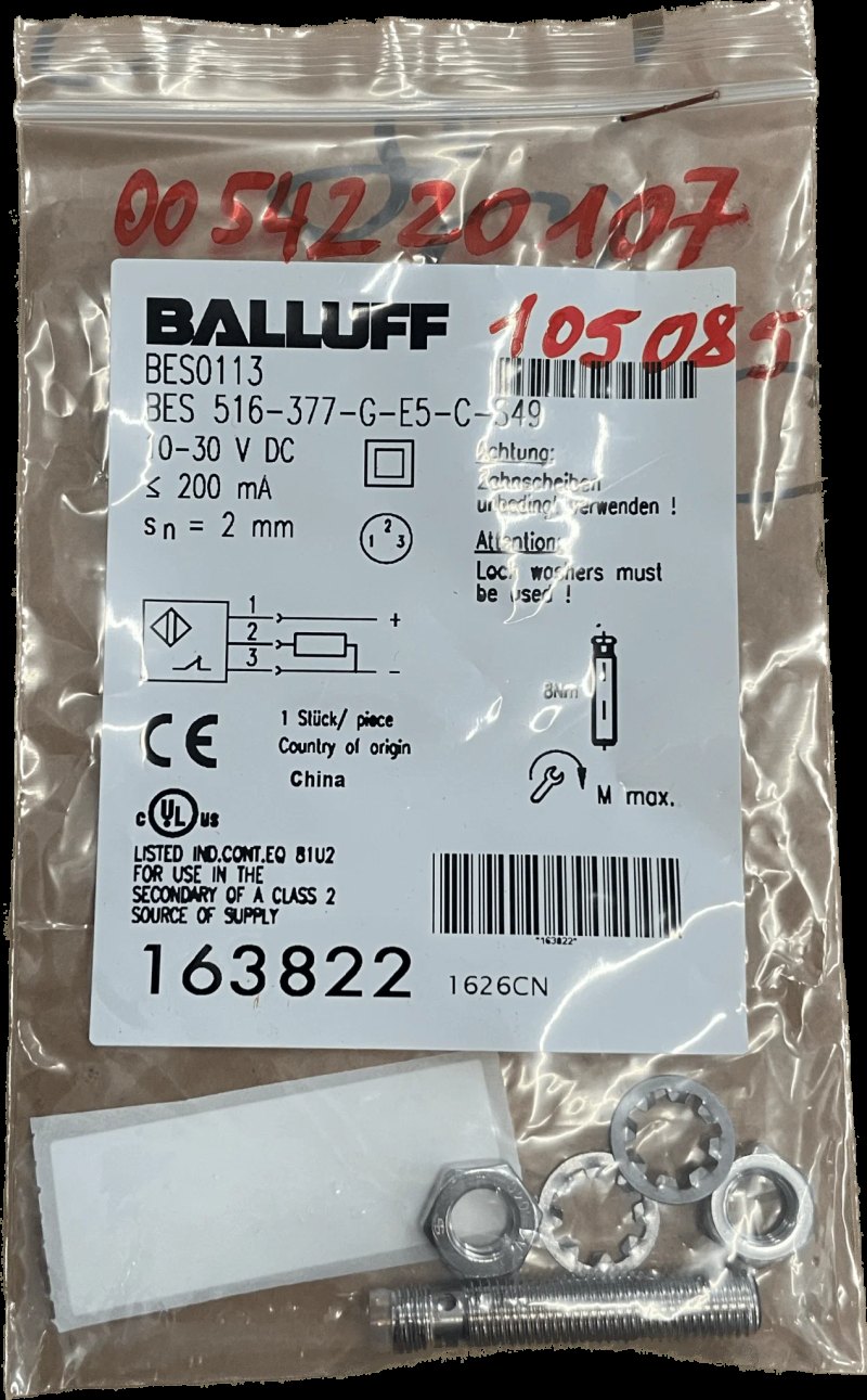 BALLUFF Induktive Standardsensoren mit Vorzugstypen BES 516-377-G-E5-C-S49