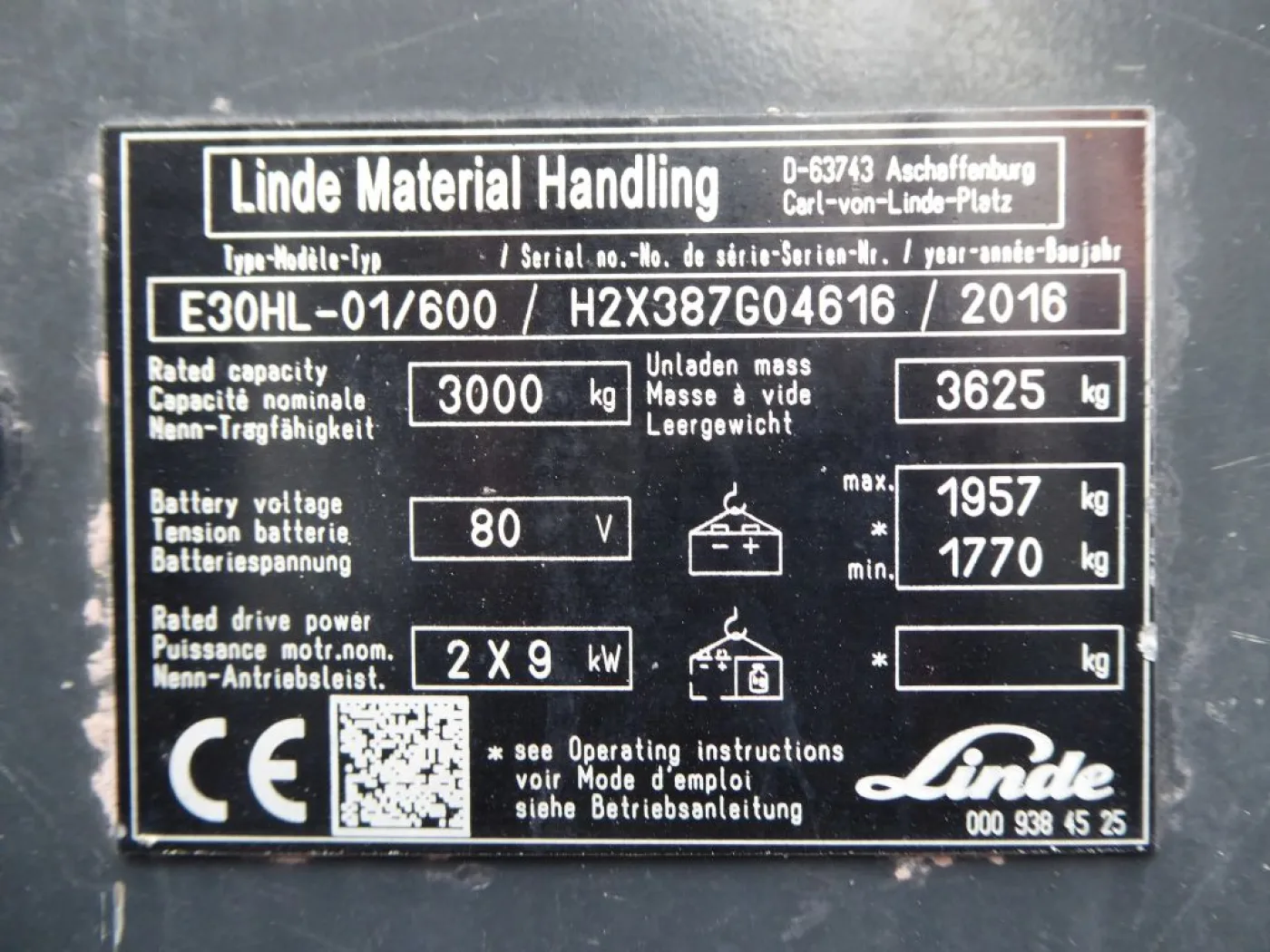 Linde E30HL-01/600 - 4