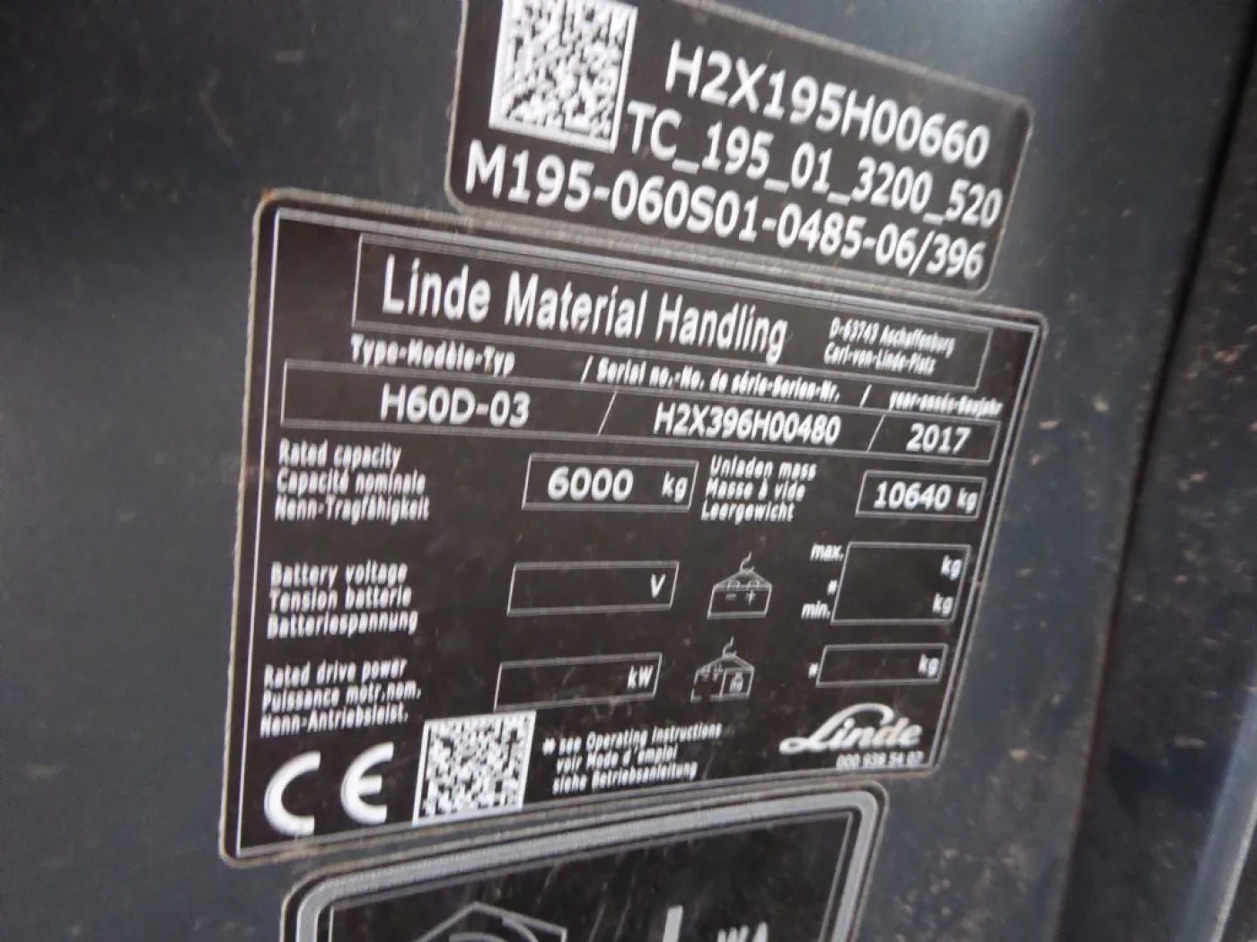 Linde H60D-03 - 3