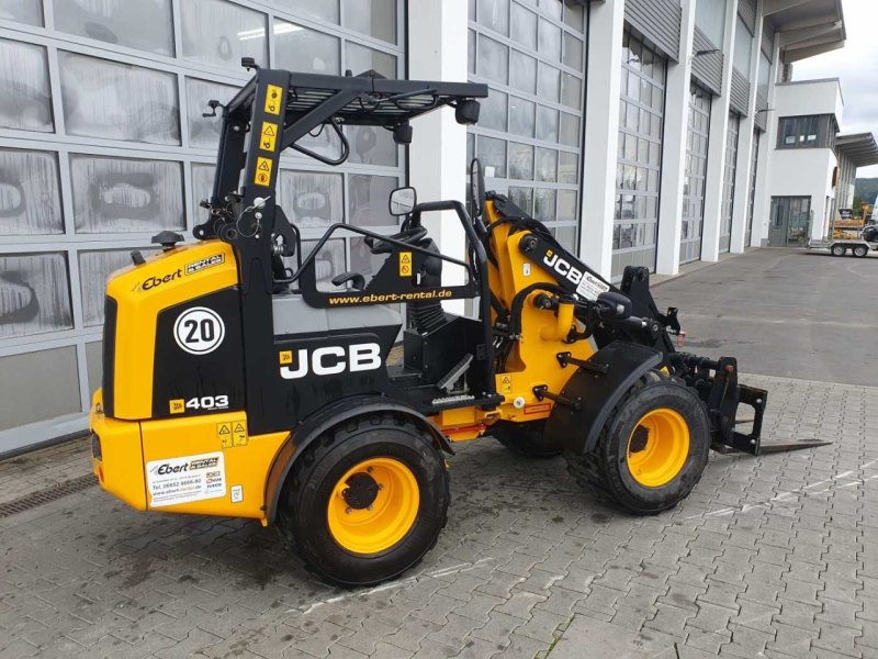 Jcb 403 Klappdach / Schaufel - Gabel / nur 152h!