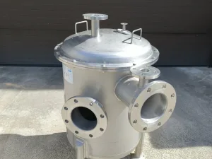 SECOND-HAND STAINLESS STEEL SYPHONE CLOSURE 200 LITERS