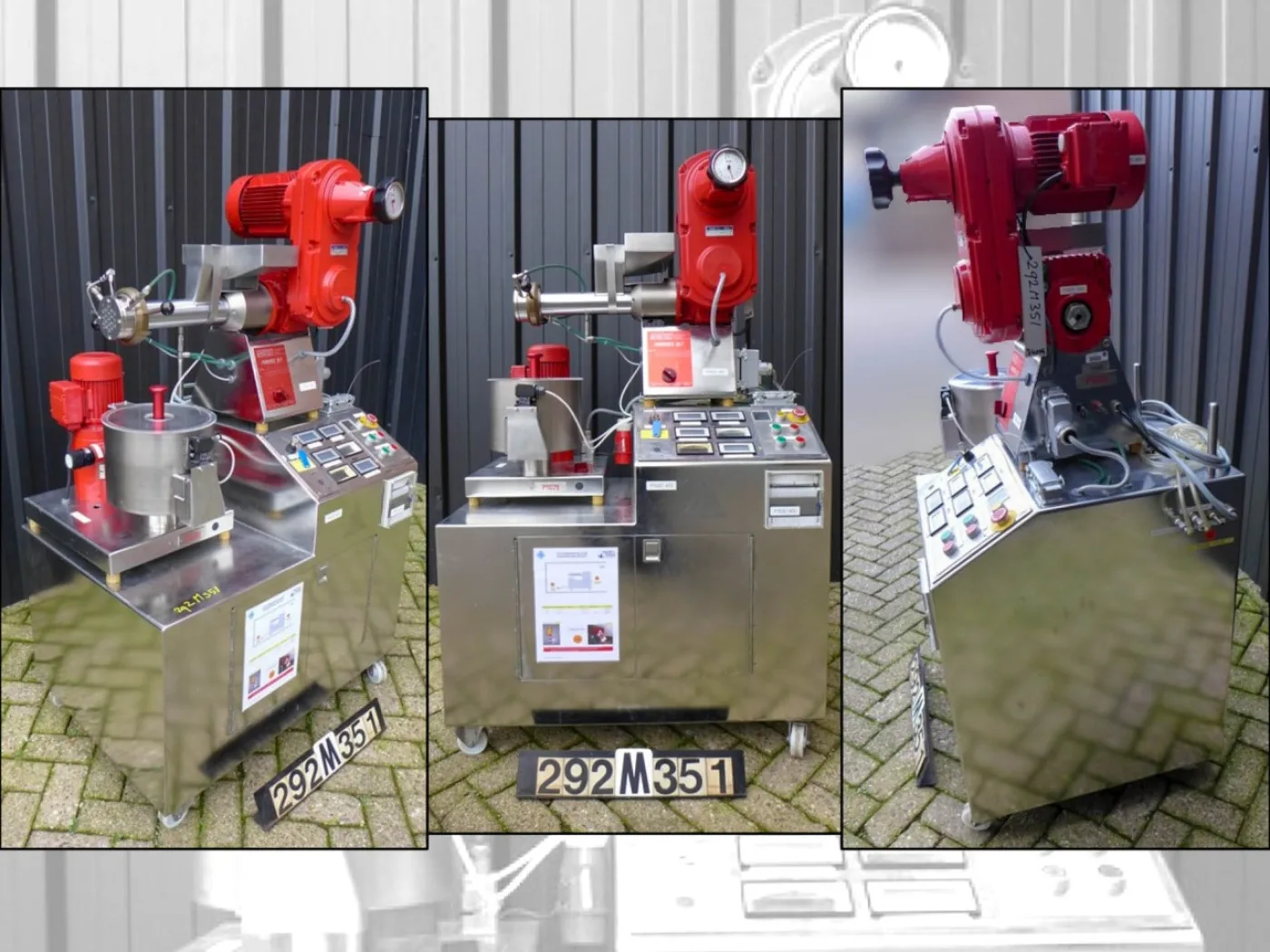 Wysstec Pharma-Extruder PHARMEX 35 T & Noduliser SPHAEROMAT 250 T - Single screw extruder - 2