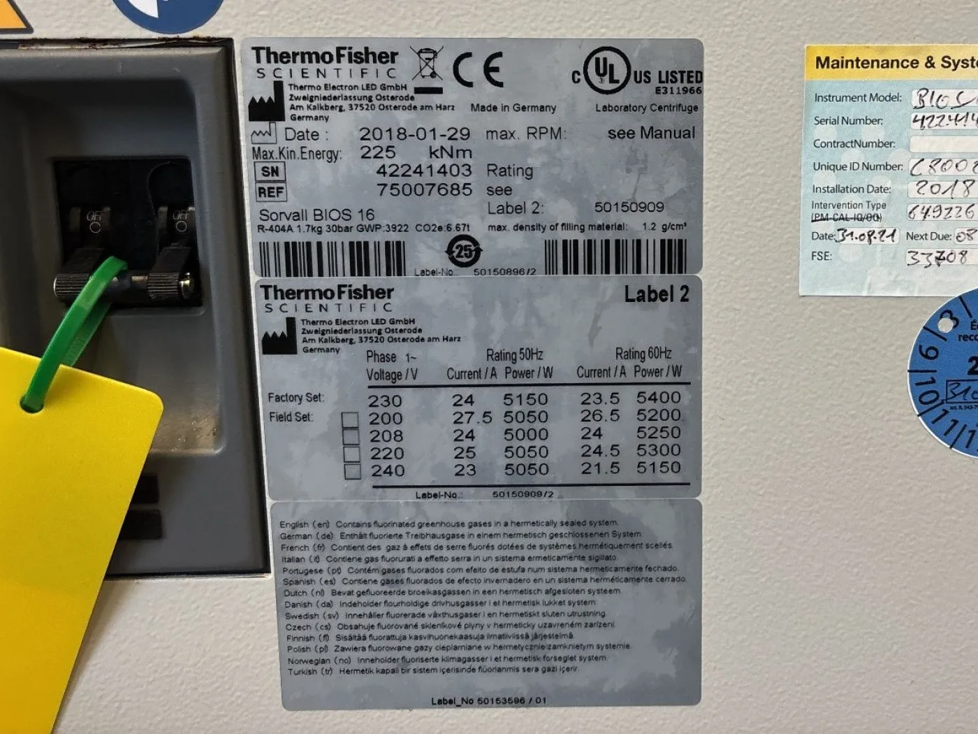 Thermofischer BIOS 16 - Basket centrifuge - 5