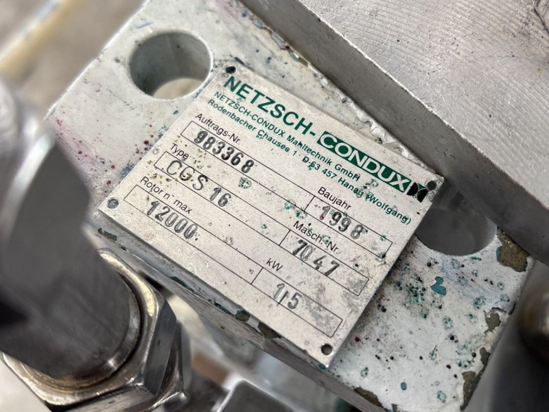 Netzsch 16/V-DA DSF & CFS 8/HD-S — Milling Skid - Jet Mill