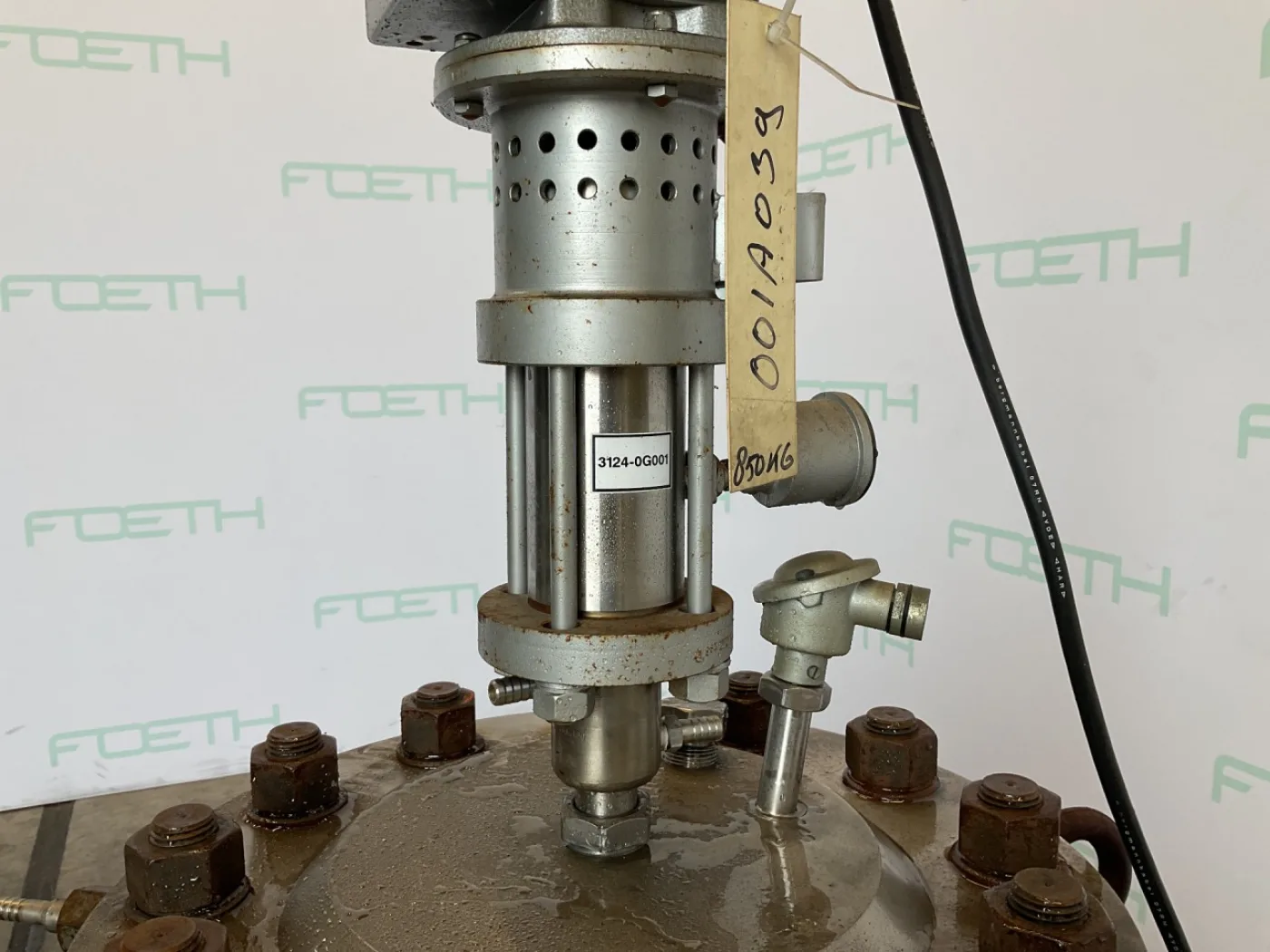 Uhde Hagen 20 l High Pressure - Stainless Steel Reactor - 8