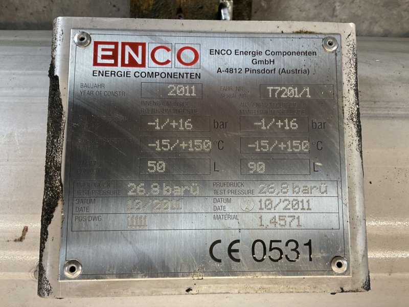Enco Condensator (13,5 m2) - Shell and tube heat exchanger