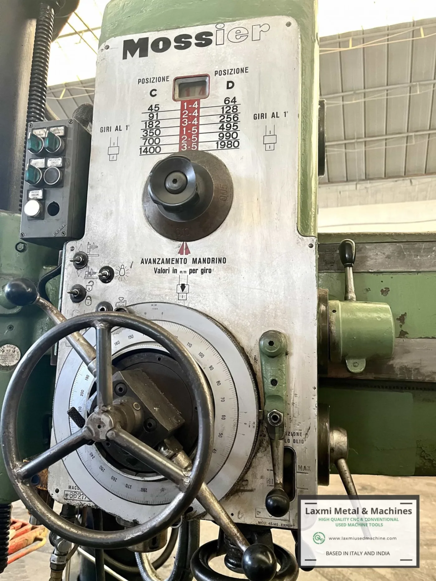 RADIAL DRILL, MOSSIER - 45 - Laxmi Metal & Machines, Rohtak - 3