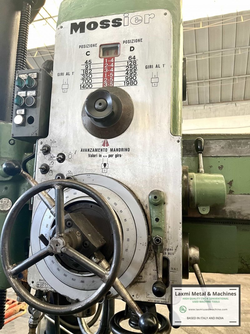 RADIAL DRILL, MOSSIER - 45 - Laxmi Metal & Machines, Rohtak