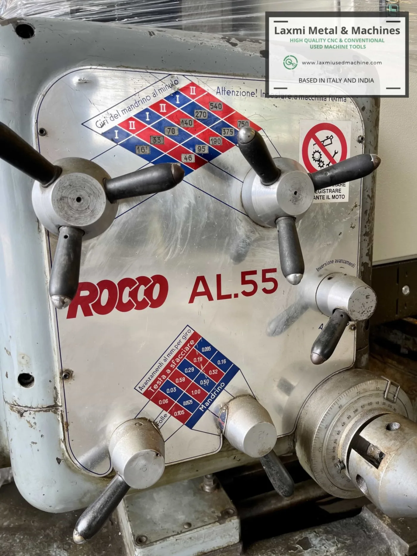HORIZONTAL BORING MACHINE, SAN ROCCO (Italy) - AL 55 - Laxmi Metal & Machines, Rohtak - 3