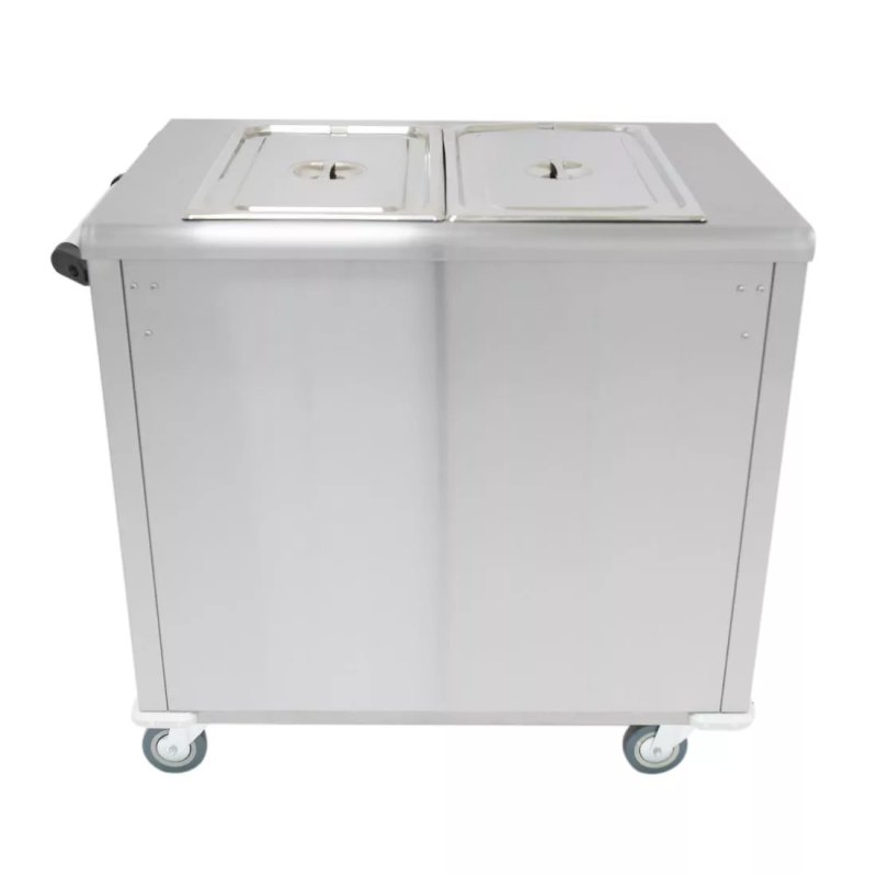 Parry Mobile Servery with Bain Marie Top MSB9 - islandcatering