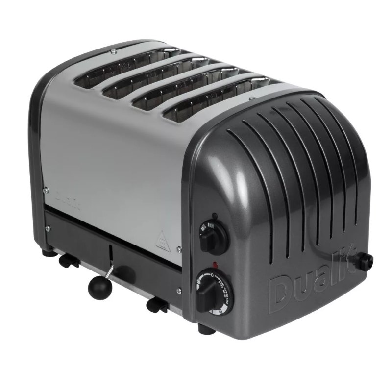 Dualit 2 x 2 Combi Vario 4 Slice Toaster Metallic Charcoal 42170 - islandcatering