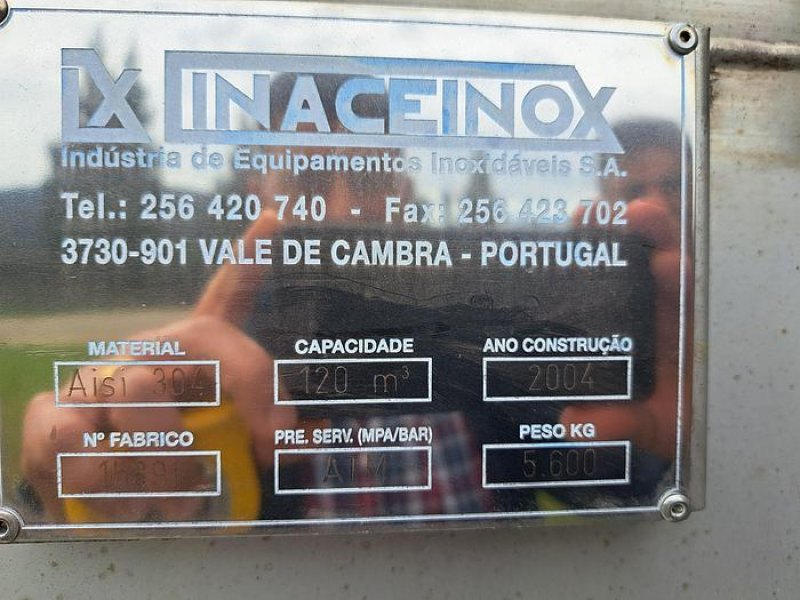 Reservatório de Inox de 120.000 Lt