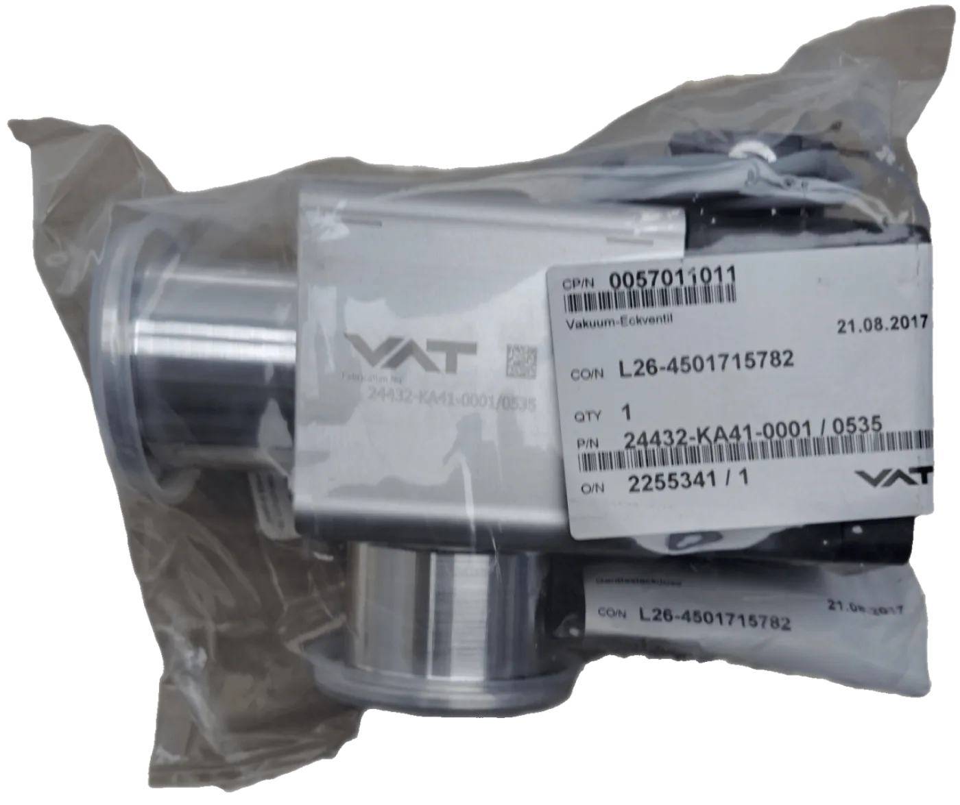 VAT Vakuum-eckventil / 24432-KA41-0001/0535 - 1