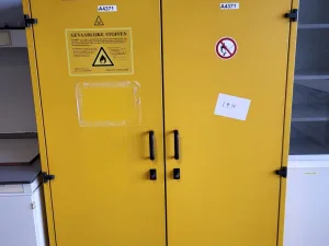 1935 - Used MSG chemical storage cabinet