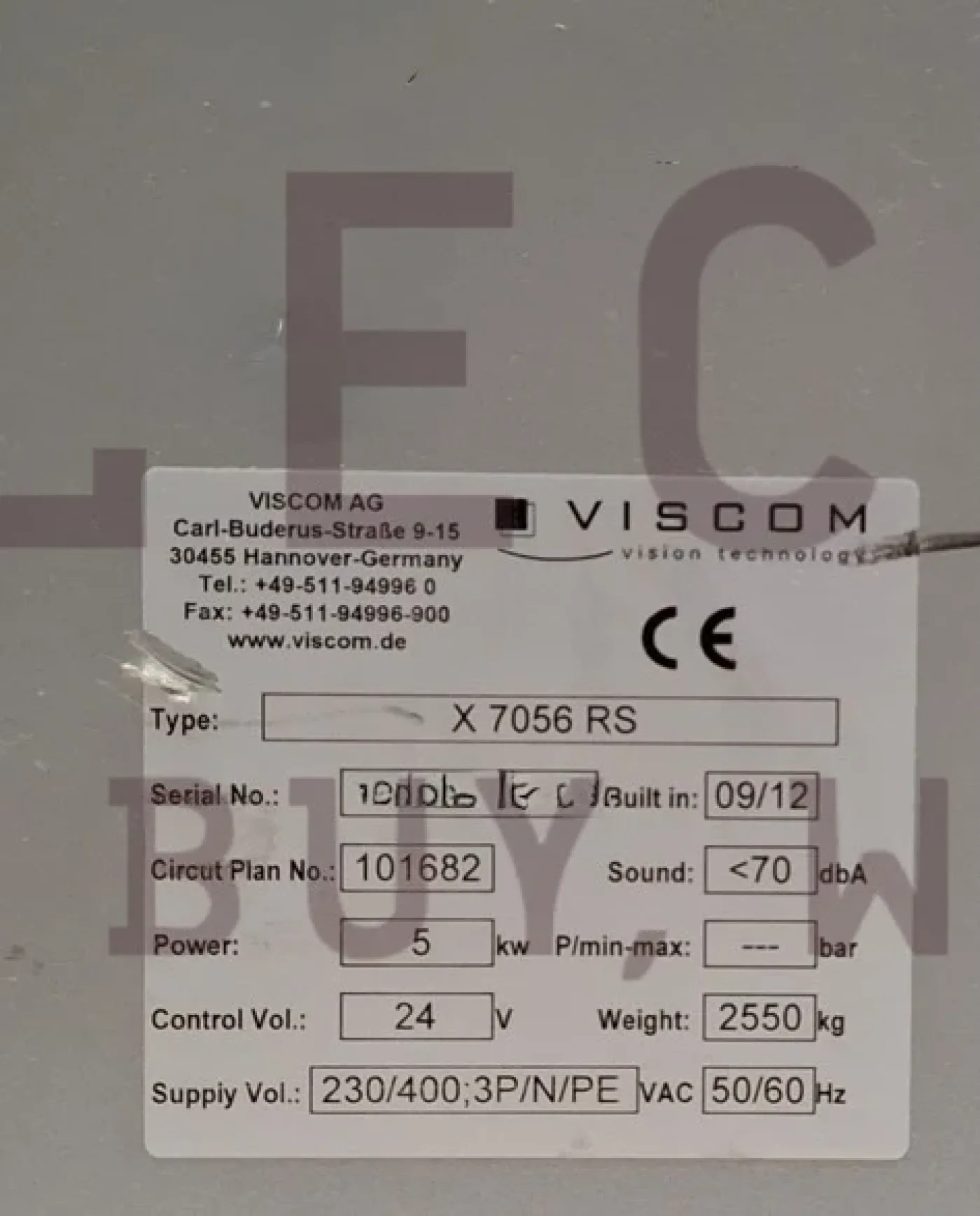VISCOM X7056RS, AXI, vintage 2015 - 1