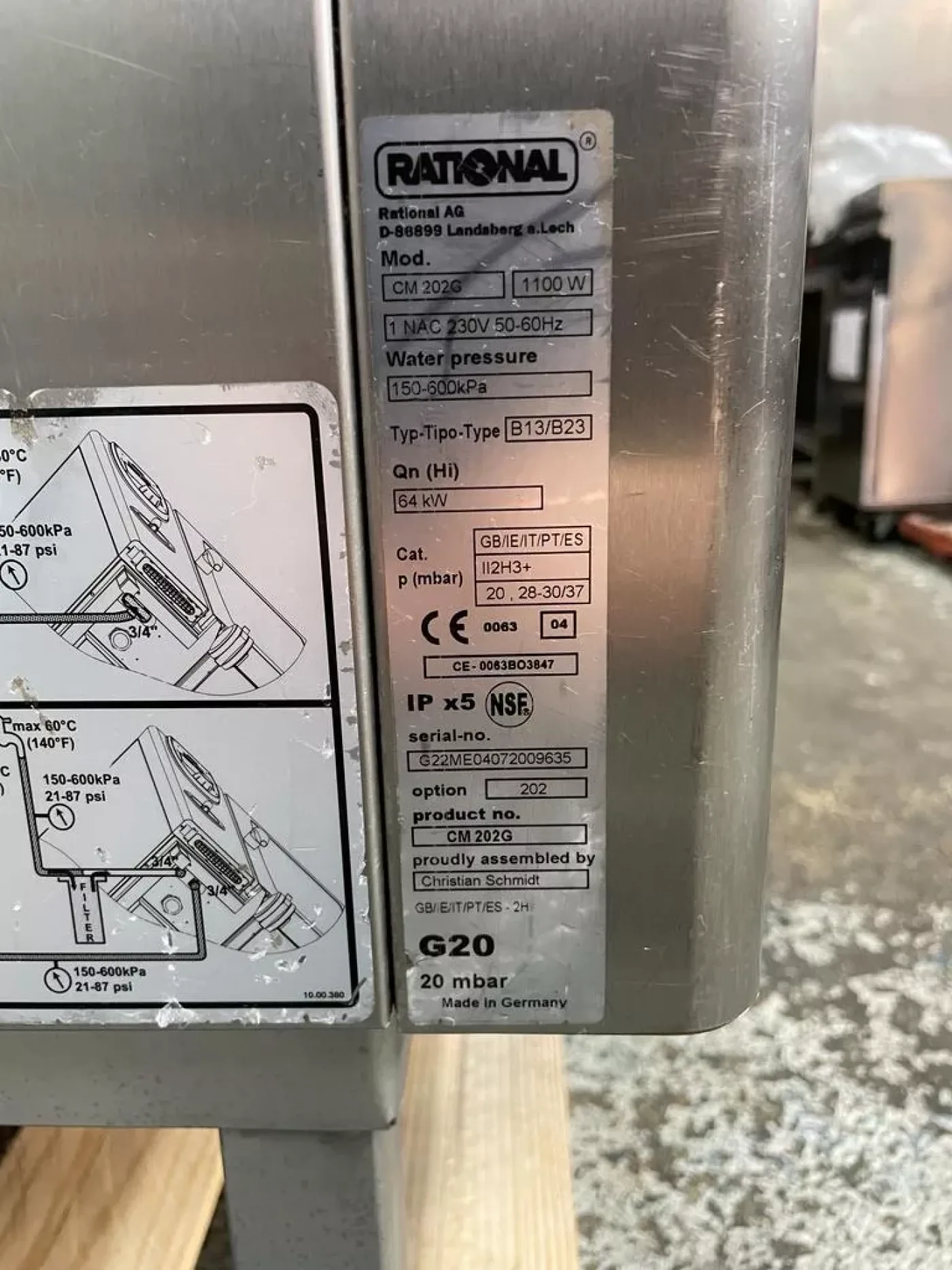 Rational CombiMaster (CM), 20-2/1/G (40-Grid Gas Combi Oven) - islandcatering - 4