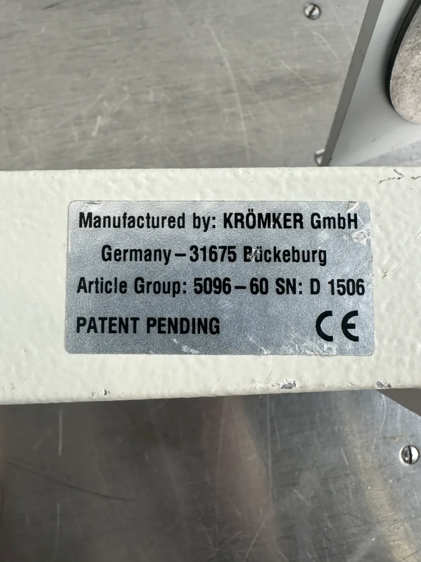 Krömker 5096-60 GSD Monitor-Tragarm / Patientenmonitor Halter Dräger– 15 kg - 6