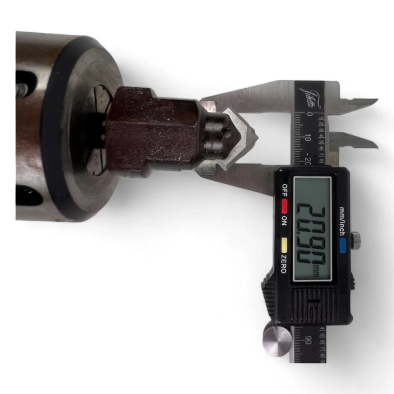 HSK 63 F Spannzangenfutter mit Spannzange und WPL HW Fräser D=21 L=16 mm