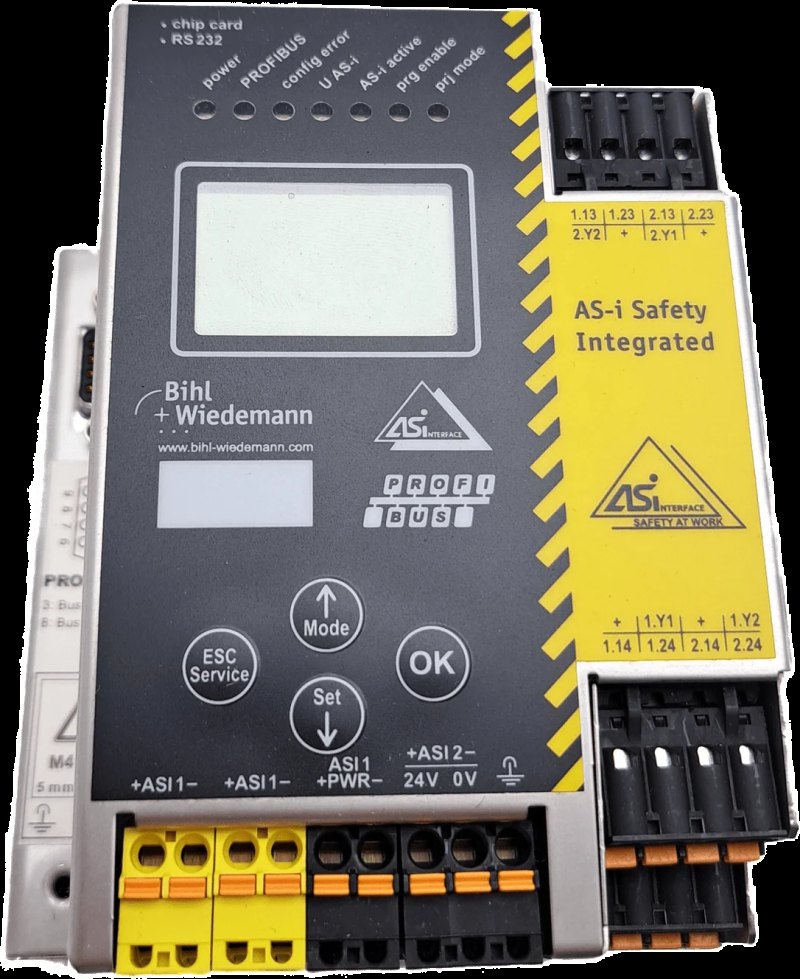 Bihl+Wiedmann ASi-3 PROFIBUS Gateway mit integriertem Sicherheitsmonitor
