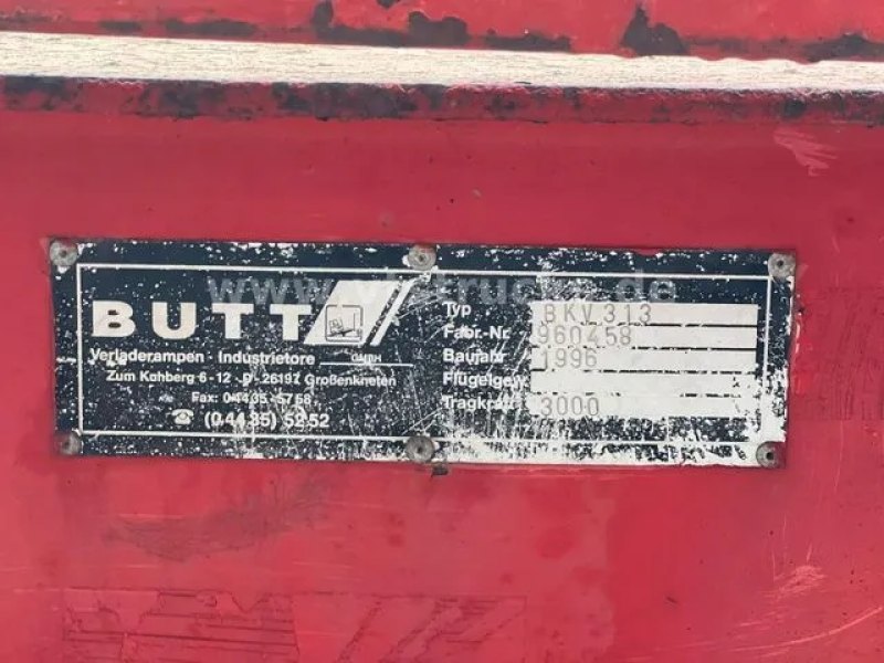 BUTT BKV 313 Verladerampe,Auffahrrampe