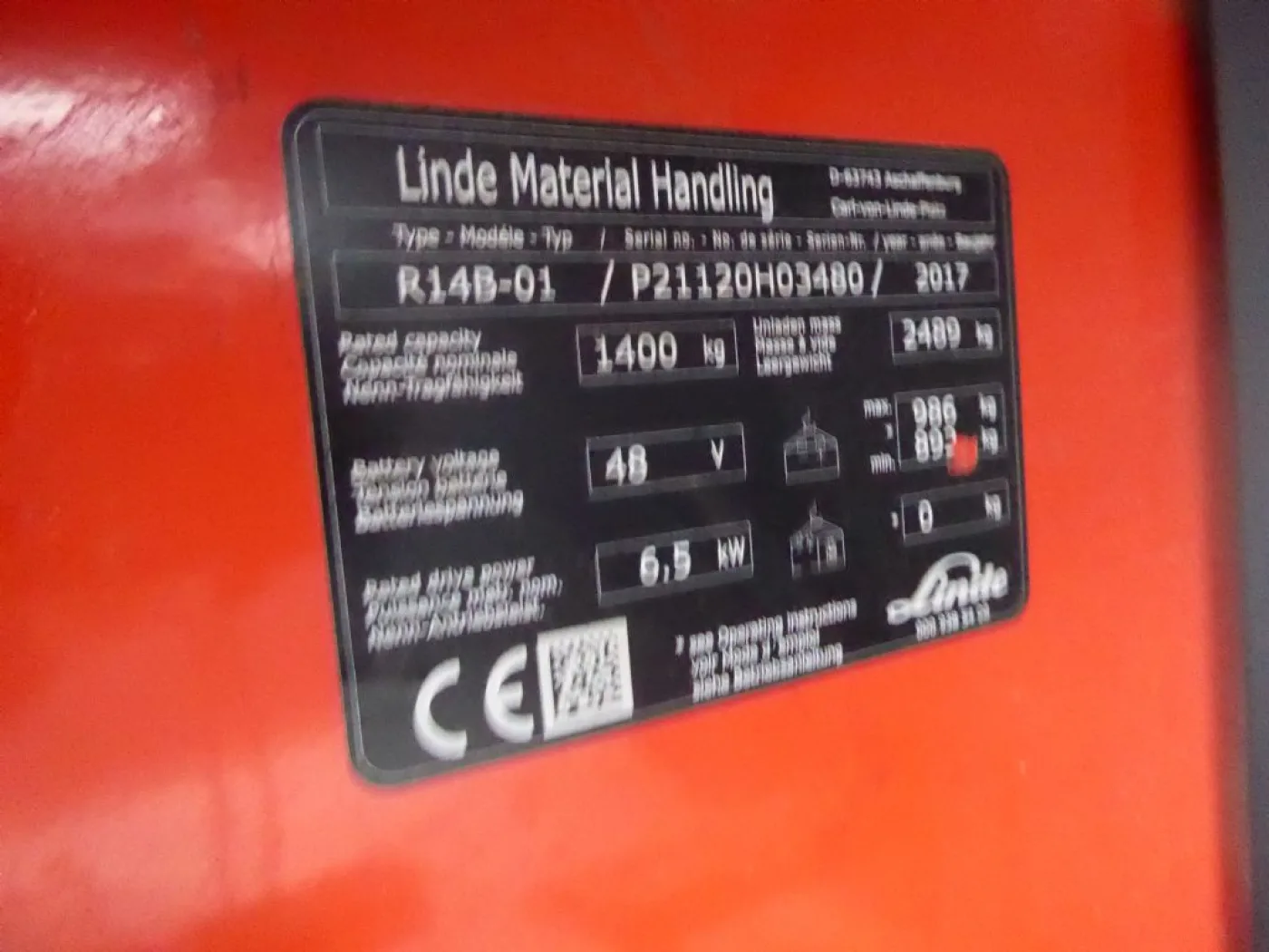 Linde R14B-01 - 4